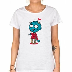 Remera Zombies Pareja Amor Enamorados M1 - TiendaCubik