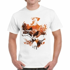 Remera Calavera A Color Con Pajaros Arbol Art - tienda online