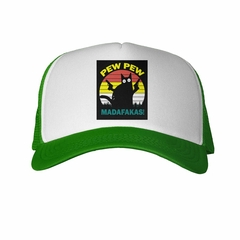 Gorra Pew Pew Madafakas Cat Gato Arma - TiendaCubik