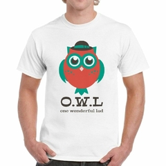 Remera One Wonderful Lad Buho Owl M2 - comprar online