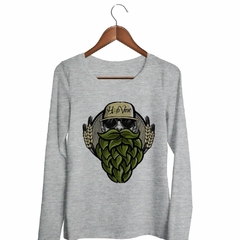 Remera Manga Larga Lente Barba Gorra Planta - TiendaCubik