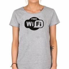 Remera Free Wifi Libre Conectarse Internet