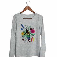 Remera Manga Larga Joan Miro Obras Arte Fish Pez - TiendaCubik