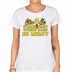 Remera Cobra Kai Strike First Hard No Mercy #1 - tienda online