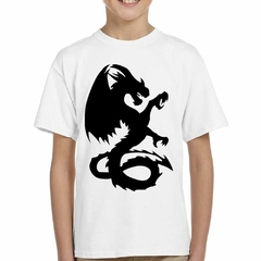 Remera Dragon En Negro Silhouettes - tienda online