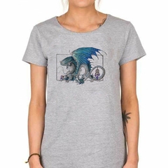 Remera Dragon Azul Atrapasueños Arte - TiendaCubik