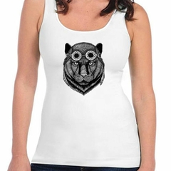 Musculosa Deportiva Puma Salvaje Con Casco Dibujo
