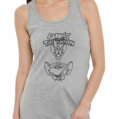 Musculosa Deportiva Pinky Y Cerebro Caricatura Vector