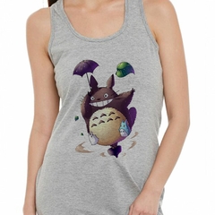 Musculosa Deportiva Anime Totoro Paragua Dibujo Animado - comprar online