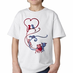 Imagen de Remera Dibujo Varios Animales Corazon Love