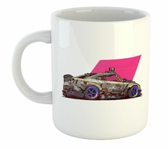 Taza Auto Arte Moderno Carreras Violeta