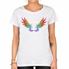 Remera Creative Art Colors Wings Alas en internet