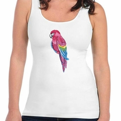 Musculosa Deportiva Pajaro Colores Loro Dibujo Art - comprar online