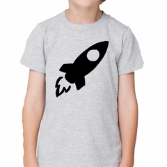 Remera Cohete Espacial Despegando