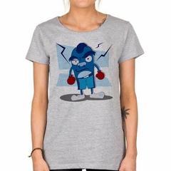 Remera Figura Boxeador Dibujo Arte