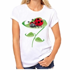 Remera Hoja Mariquita Diseño Coccinellidae - tienda online