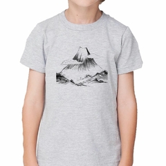 Remera Dibujo Japones Montaña Nubes Naturaleza - tienda online