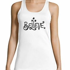 Musculosa Deportiva Believe Cree Unicornios Estrellas - comprar online