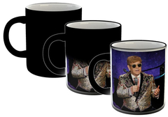 Taza Elton John Cantante Piano #2