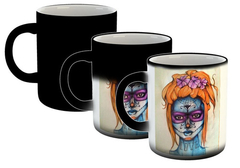 Taza Catrinas Mujeres Calaveras Mexico #1