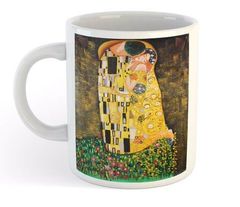 Taza El Beso Gustav Klimt Obra De Arte Pintura