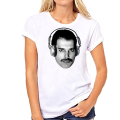 Remera Freddie Mercury Auriculares Queeners Queen Music