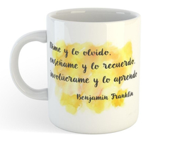 Taza Dia Del Maestro Frases Benjamin Franklin