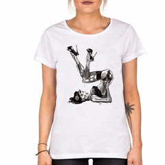 Remera Pin Up Girl Zombie Rockabilly Apocalipsis Death Tacos