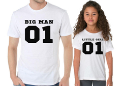 Remera Dia Del Padre Papa Big Man Little Girl Familia Hija - comprar online