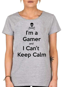 Remera I Cant Keep Calm Im A Gamer Jueguitos Game - comprar online