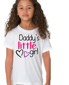 Remera Daddys Little Girl A Pequeña De Papa Hija