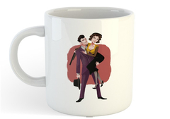 Taza Bonnie & Clyde Amor Love Fugitivos Dia