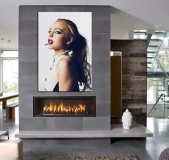 Cuadro Lindsay Lohan Mujer Sensual Fumando Sexy