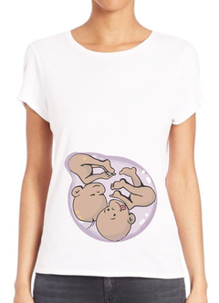 Remera Baby Shower Embarazada Bebe #27