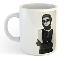 Taza Audrey Hepburn Diva Glam Gafas Moda - comprar online