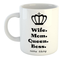 Taza Dia De La Madre Wife Mom Queen Boss #2