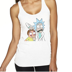 Musculosa Deportiva Rick Y Morty Dibujitos Cientifico #4