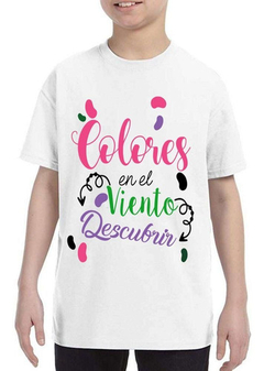 Remera Colores En El Viento Descubrir Colores - comprar online