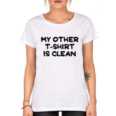 Remera My Other T Shirt Is Clean Epic Simpson Jeff Envio