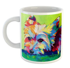 Taza Perro Watercolor