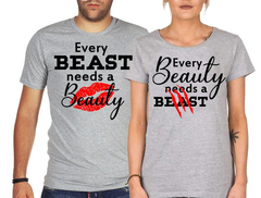 Remera San Valentin Every Beast Needs A Beauty Enamorados