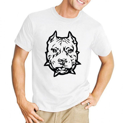 Remera Cara Perro Pitbull #1