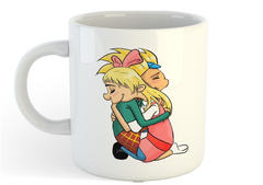 Taza Arnold Y Helga Pataki Amor San Valentin - comprar online