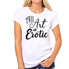 Remera All Art Is Erotic Gustav Klimt