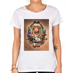Remera Follow The Rabbit Conejo Alicia En El Pais Maravillas
