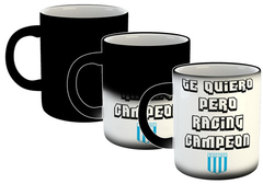 Taza Racing Campeon Superliga Futbol #7 (Taza Magica)