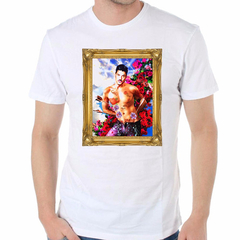 Remera Ricardo Fort Angel Ricky Comandante Estilo Cuadro - comprar online