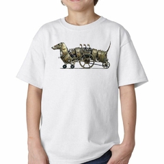 Remera Steampuk Perro Maquina Metal