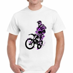 Remera Moto Deporte Violeta Extremo