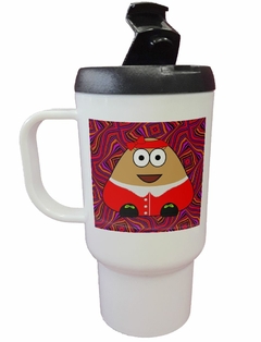 Jarro Termico Game Play Disfraz Santa Lazo Rojo